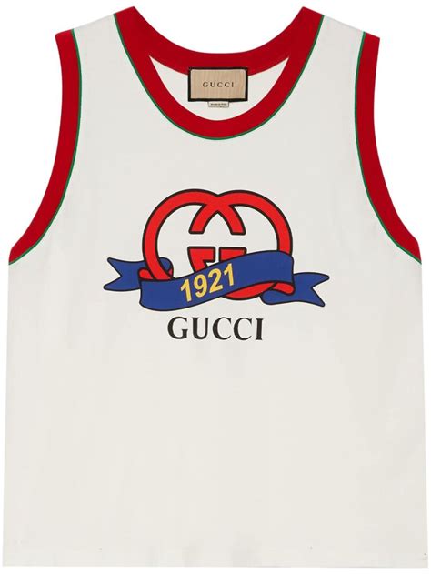 canotta gucci uomo|Canotta con logo GUCCI 798590 XKEAH9060 .